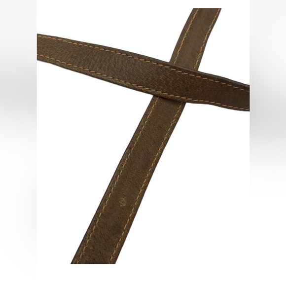 Gucci Brown Monogram Clutch with Gold Accent - Picture 10 of 11